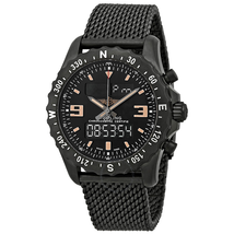 Breitling Chronospace Black PVD Stainless Steel Men's Watch M7836622/BD39-159M