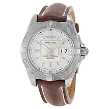 Breitling Galactic 41 Automatic Chronometer Silver Dial Men's Watch A49350L2-G699-431X-A18BA.1