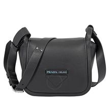 Prada Concept Medium Leather Crossbody- Black 1BD132_F0002_2BYA_V_OKO