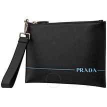 Prada Printed Saffiano Leather Men's Pouch 2NH005 2CCS F0002