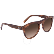 Ferragamo Brown Gradient Round Sunglasses SF828S 216 54 SF828S 216 54