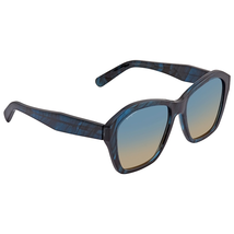 Ferragamo Gradient Blue Butterfly Ladies Sunglasses SF894S40955