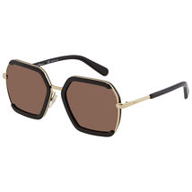 Ferragamo Grey Hexagonal Ladies Sunglasses SF901S001 57