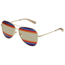 Ferragamo Multi/Rose Aviator Ladies Sunglasses SF172S 713 60