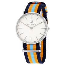 Brooklyn Watch Co. Brooklyn Flatland Casual Super Slim Swiss Quartz Watch BW104-U11144