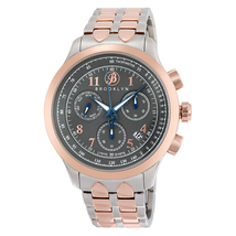 Brooklyn Watch Co. Brooklyn Prince Swiss Quartz Chronograph Grey Dial Men's Watch 204-M3862