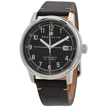 Brooklyn Watch Co. Gowanus Automatic Black Dial Men's Watch 8600A1