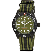 Brooklyn Watch Co. Black Eyed Pea Green Dial Men's Watch 306-H-08-BB-NSGRN