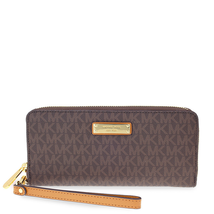 Michael Kors Jet Set Continental Wristlet - Brown 32S7GTTE9B-200
