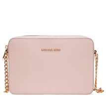 Michael Kors Jet Set Large Saffiano Leather Crossbody - Soft Pink MK32S4GTVC3L-187