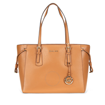 Michael Kors Voyager Medium Textured Leather Tote- Acorn 30H7GV6T8L-203