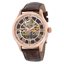 Brooklyn Watch Co. Brooklyn Bridgewater Skeleton Automatic Grey Dial Men's Watch 201-M3831
