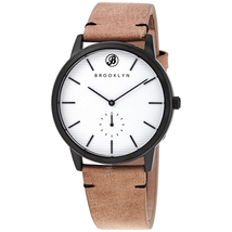 Brooklyn Watch Co. BoCoCa Quartz White Dial Men's Watch 8763Q5