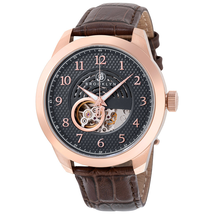 Brooklyn Watch Co. Carlton Skeleton Automatic Grey Dial Men's Watch 203-M3831