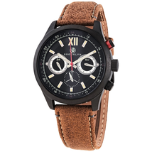 Brooklyn Watch Co. Stuyvesant Chronograph Quartz Black Dial Men's Watch BW-8128-BQ-01-LBRW