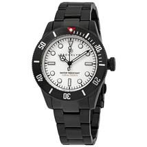 Brooklyn Watch Co. Black Eyed Pea White Dial Men's Watch 306-B-22-BB-BLK