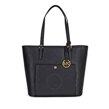 Michael Kors Jet Set Large Travel Saffiano Leather Tote - Black Large 30S6GTTT3L-001