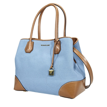 Michael Kors Mercer Gallery Medium Tote- Powder Blue 30H8BZ5T6C-424