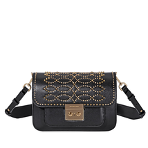 Michael Kors Sloan Studded Leather Shoulder Bag - Black 30F8GS9L3U-001