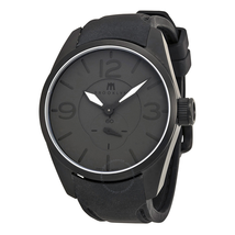 Brooklyn Watch Co. Open Box - pany Lafayette Black Dial Black Rubber Strap Swiss Quartz Men's Watch CLA-J CLA-J