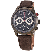 Brooklyn Watch Co. Stuyvesant Chronograph Quartz Black Dial Men's Watch BW-8128-CQ-014-BRW