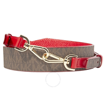 Michael Kors Colorblock Guitar Strap- Bright Red 30T7GG9N2B
