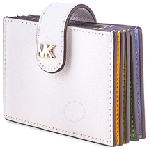 Michael Kors Ladies Card Case Jet Set Travel Optic White Card Case 32T8TF6D5Y-085