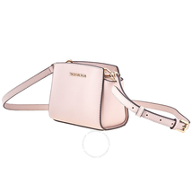 Michael Kors Ladies Leather Selma Light Pink Mini Messenger 32H3GLMC1L-187