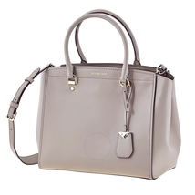 Michael Kors Ladies Large Satchel Bag- Benning Truffle 30T8TN4S3L-208