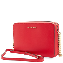 Michael Kors Large Jet Set Leather Crossbody Bag 32S4GTVC3L-683