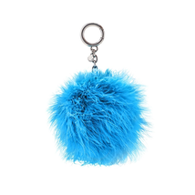 Michael Kors Large Round Feather Pompom keychain 32S8SF2K7F-439