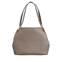 Michael Kors Raven Large Leather Shoulder Bag- Mushroom 30H6GRXE3L-250