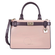 Michael Kors Tatiana Small Leather Satchel- Pink/Purple 30F8TT0S1T-938