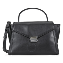 Michael Kors Whitney Large Leather Satchel- Black 30T8SXIS3L-001