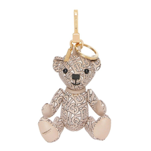 Burberry Ladies Thomas Bear Charm Keyring in Monogram Print Leather 8012121