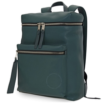 Burberry Men's Backpack London Grainy Leather Green Blue Spgr Lt Ctrs Zip Donny Bp 4074322