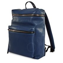 Burberry Men's Backpack London Grainy Leather Marine Spgr Lt Ctrs Zip Donny Bp 4074323