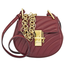 Chloe Drew Bijou Mini Quilted Shoulder Bag- Plum Purple CHC18US107A04620