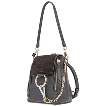 Chloe Ladies Black Faye Mini Backpack S232HEU 001