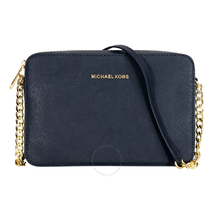 Michael Kors Jet Set Large Saffiano Leather Crossbody - Admiral 32S4GTVC3L-414