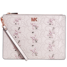 Michael Kors Medium Zip Pouch- Soft Pink 32T8MF9P6I-187