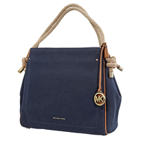 Michael Kors Pre-Owned -  Isla Large Canvas Shoulder Bag- Admiral 30H8BZWT3C-414