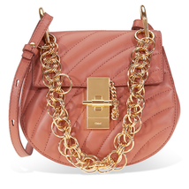 Chloe Mini Drew Bijou Quilted Leather Bag- Chestnut Brown CHC18US107A04 26K