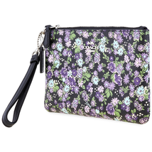 Coach Ladies Posy Print Small Wristlet 66693 SVOLW