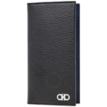 Ferragamo Feragamo Revival Gancini Breast Pocket Wallet Black/Navy 66A071 686035 66A071 686035