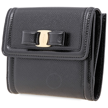 Ferragamo Bow French Wallet black 22C911 673755 22C911 673755