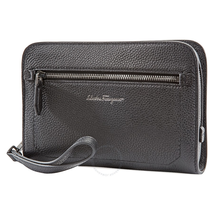 Ferragamo Firenze Clutch Bag Black 240470 670372 240470 670372
