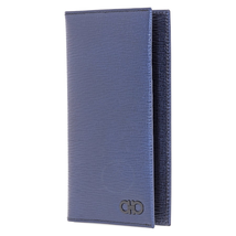 Ferragamo Revival Gancini Breast Pocket Wallet Navy 66A071 704928 66A071 704928