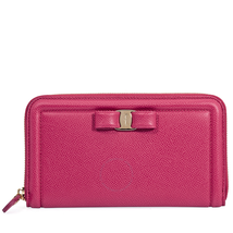 Ferragamo Vara Bow Continental Wallet - Begonia 22C9080 683401