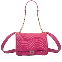 Ferragamo Lexi Quilted Leather Shoulder Bag- Begonia 21G8990 685012